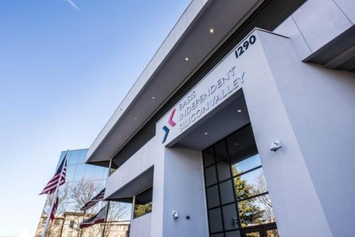 exterior view of school entrance