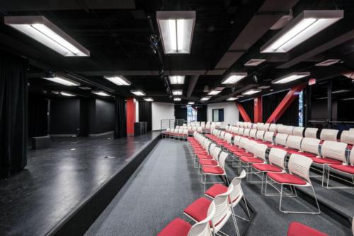 profile view of an auditorium