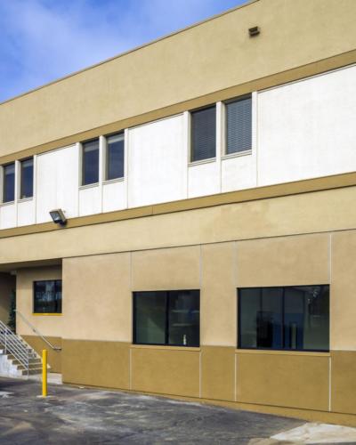 exterior view of the back of the school
