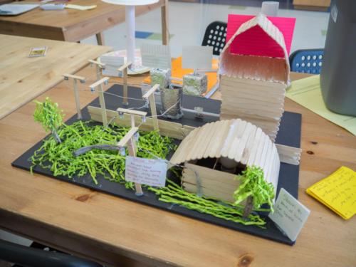 student projects made from popsicle sticks
