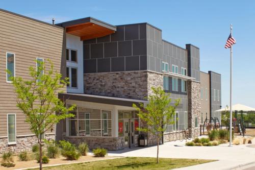 Ben Franklin Academy exterior and entrance
