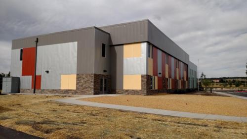 School exterior and school grounds