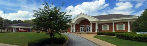 View of the school's exterior and grounds