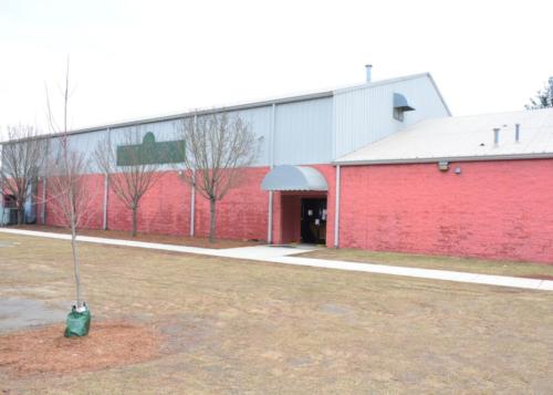 The side of the Macon Charter Academy building