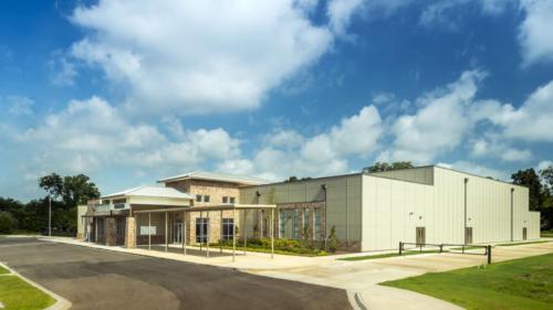 Alternative angle of the school exterior