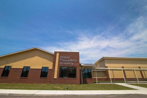 The entrance to Wilson Preparatory Academy