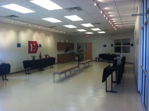A lobby/waiting area with near the office